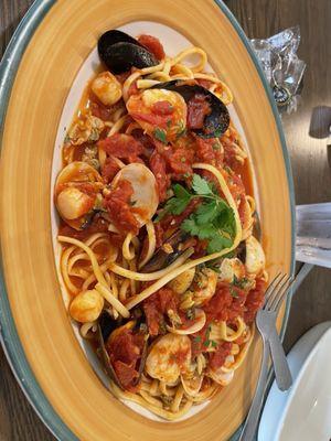 Mediterranean seafood marinara.