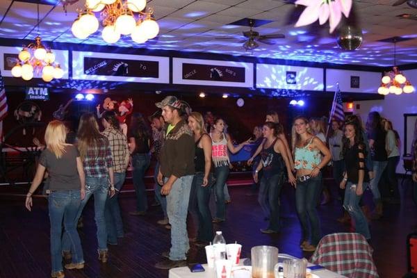 Line Dancing Friday & Saturday nights with DJ's