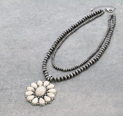 White Concho Necklace ($17.50)