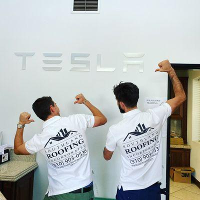 When Tesla trusts our work!