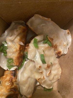 Chicken ginger potstickers