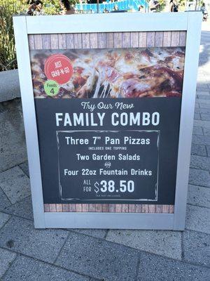 Family combo deal