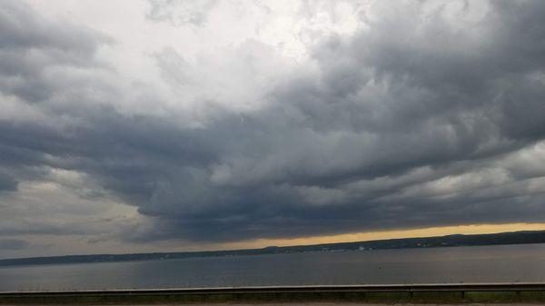 Clouds rolling over Superior!