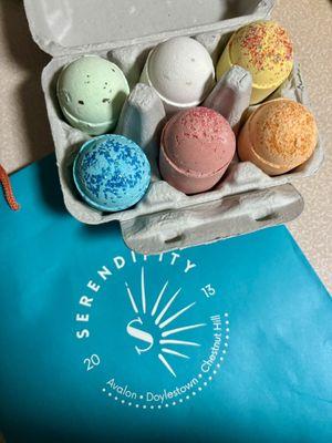 mermaid flannel bath bombs