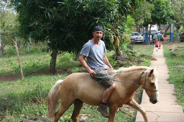 Chad Conley in Nicaragua  on the Island of Ometepe with Large Animal Vets and Human Society