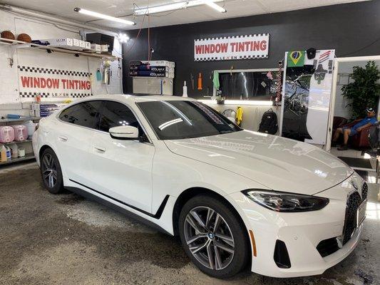 BMW Premium ceramic window tinting