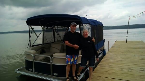 Camper top is very versatile and rugged. It extends our boating season on Cayuga Lake by 2 months.