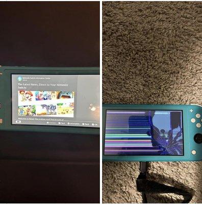 Nintendo lite new lcd replacement