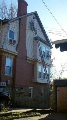 We do the high Exterior Jobs as Well!!!