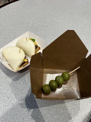 Pork Buns (2) Matcha Dango