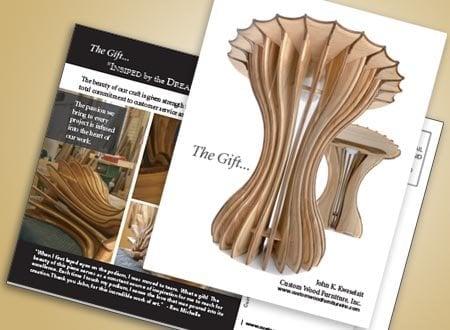 Direct Mail Postcard for Custom Woodworker in New Jersey