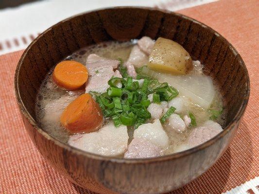 Pork and Vegetable Miso Soup