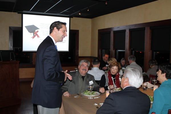 Dave Lopez speaking at ILG Financial Workshop Thursday, December 9th at Bonefish Grill in Woodbridge, Virginia.