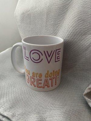 Love/Great Coffee Mug 120z!