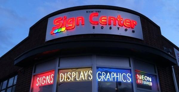 Storefront 3D Illuminated Letters for Sign Center Boston