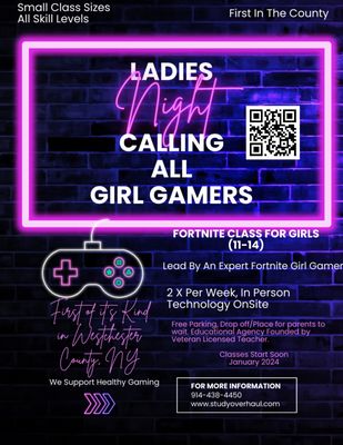 Girl gamer classes