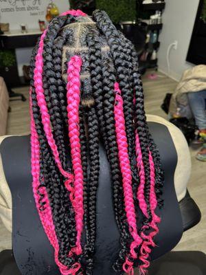 Large box braids