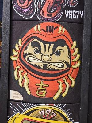 Daruma... for good luck!