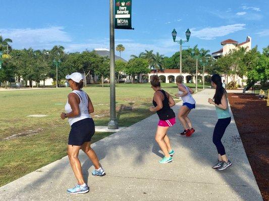 Hitting all of the parks during our morning City Walk w/Intervals - Vita Vie Retreat