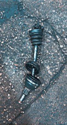 Broken cv cv axle