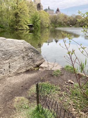 Path to the water one day I found a Fishing area at the Lake! Posted 05/03/21