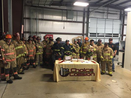 We are proud to support our community and recently hosted a First Responders Training event at our facility.