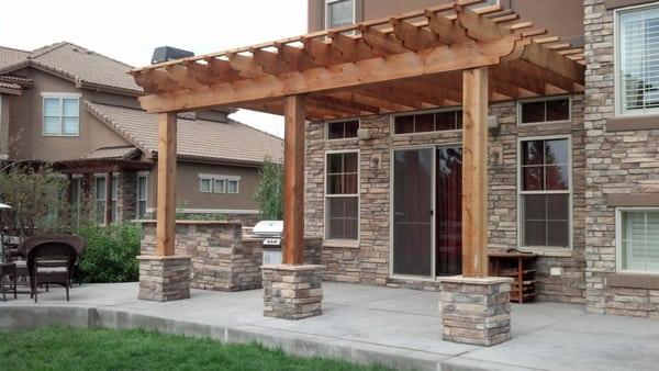 Cedar Pergola in Westminster Colorado