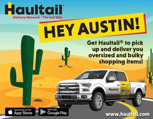 Haultail® is the best way to get safe, convenient, and reliable deliveries right to your home!