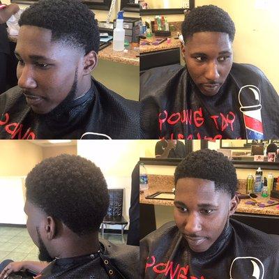 Close taper-fade haircut