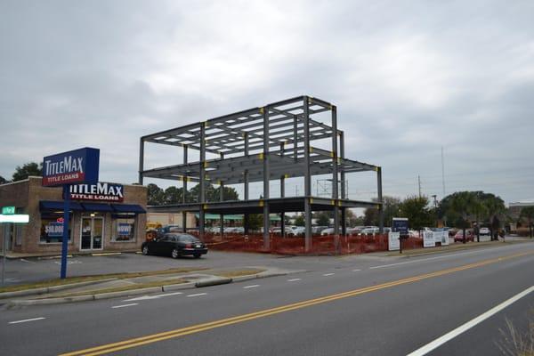 We are seeing progress on our new office building next to Trader Joe's in Mt Pleasant.  Come by and take a look!