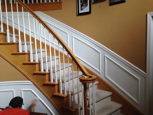 Install new wainscoting and paint