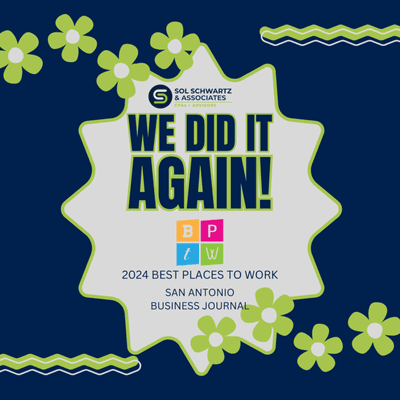 We've been ranked one of the best places to work in San Antonio every year since we first applied in 2019.