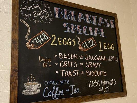 Breakfast Menu