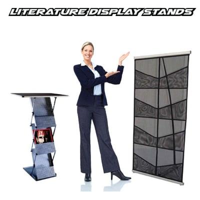 Literature Display Stands - Visit Overnight Displays at http://bit.ly/1DqGAG5