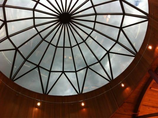 Cool dome ceiling.