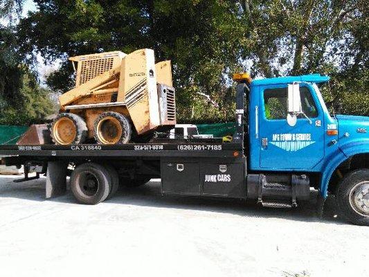 Small Backhoe or Forklift Towing