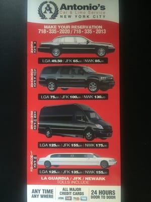 Our Fleet and Price Rates