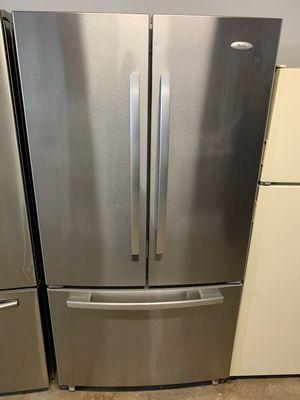 Stainless steel 3 door refrigerator starting at $250 plus tax