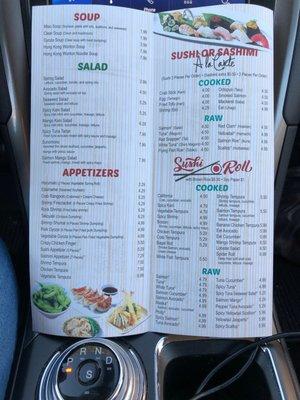 Menu.