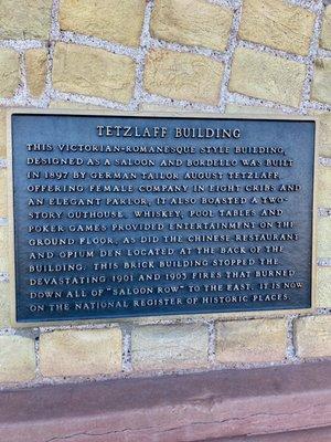 Building Plaque| 03.16.21