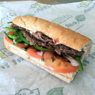 6" Steak and Cheese on Wheat