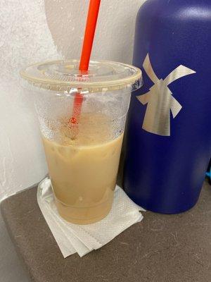 French Vanilla iced latte