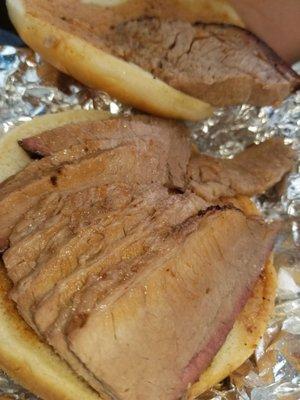 The brisket sandwich