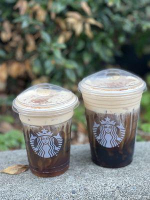 Pumpkin cream cold brews