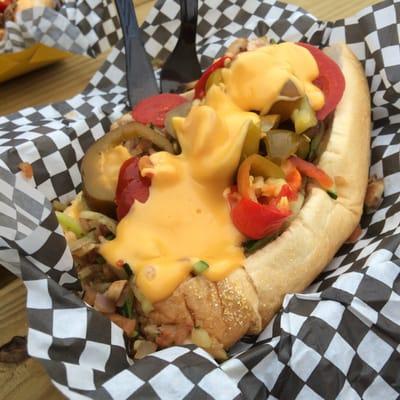 Veggie "cheesesteak" super good!!!