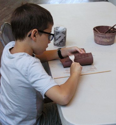 Kids Camp at Chester Springs Studio offers great clay classes, art and archaeology. Great Chester County Kids Camp!