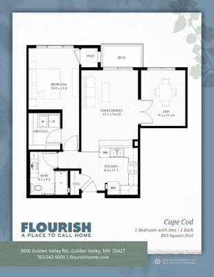 Cape Cod Floor Plan