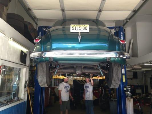 40 Mercury in the shop for modern brakes