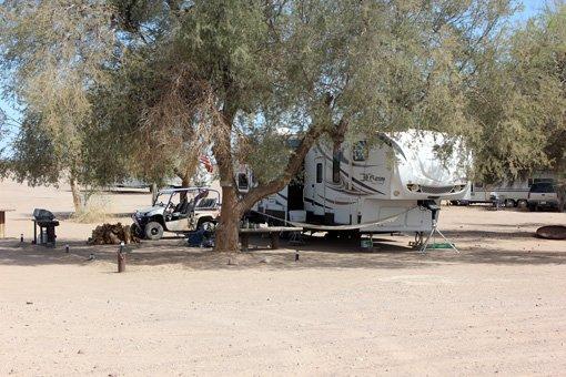 Dry Camp for RV, Trailers or Tent Camping