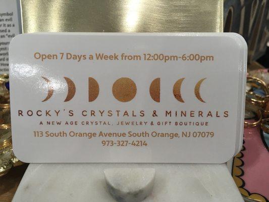 Open seven days a week!